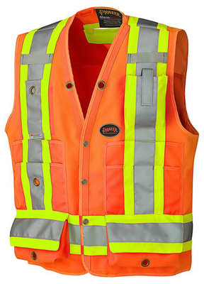 2011296 SAFETY VEST ORANGE MESH TRAFFIC